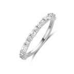 Ring Zirkonia Silber rhodiniert