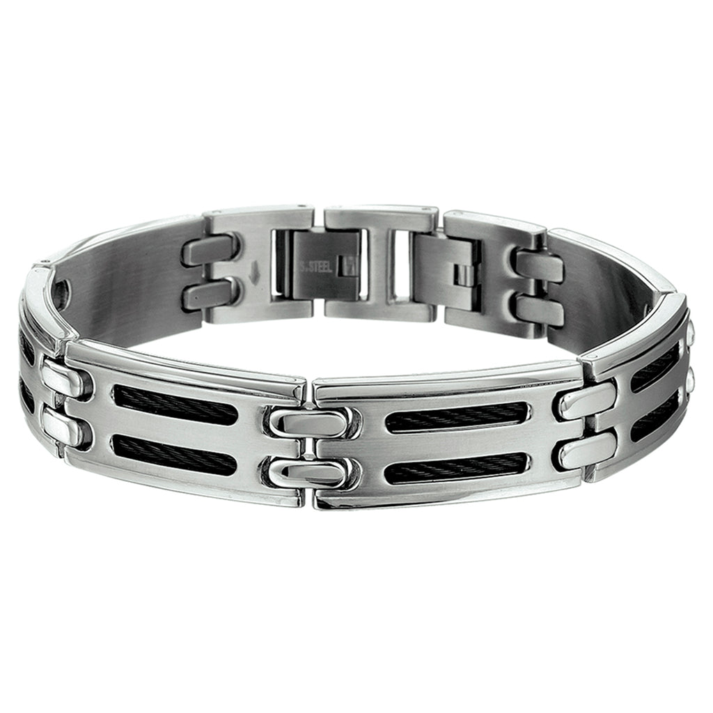 Armband poly/matt 21 cm Edelstahl