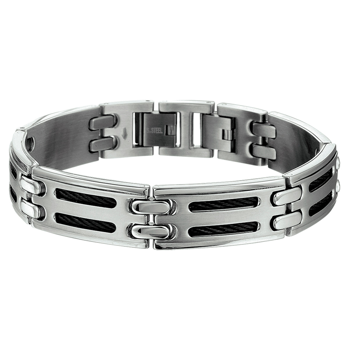 Armband poly/matt 21 cm Edelstahl