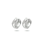 klapoorringen zirkonia zilver gerhodineerd