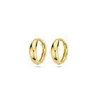 klapoorringen 12 mm 14K geelgoud