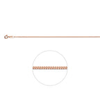 gourmette 1,2 mm 14K roségoud