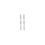 oorhangers zirkonia brisur haak 24 mm zilver gerhodineerd