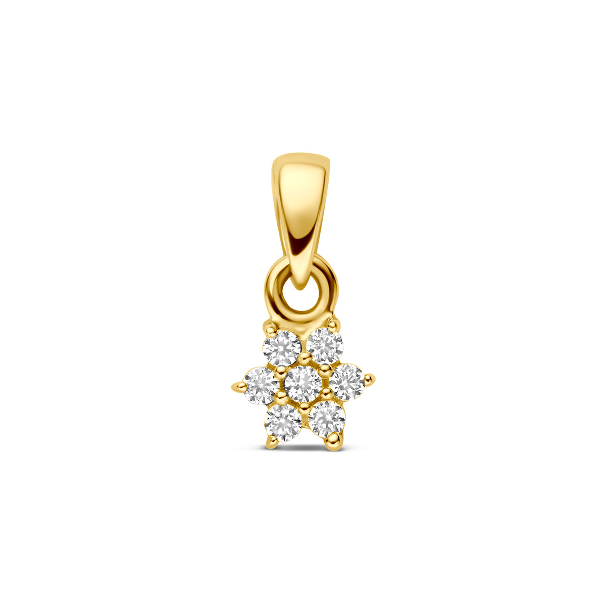 9k hanger zirkonia 4,5 mm 9K geel