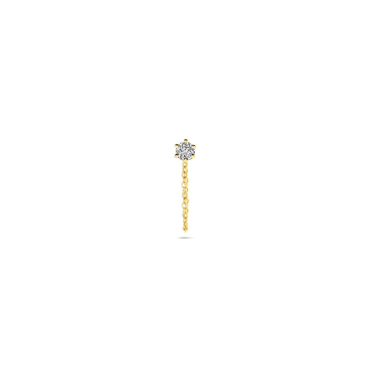 Ohrstecker Diamant 0,05 ct h si pro Stück 14 K Gelbgold