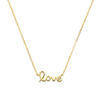Halskette Love 40  42  44 cm 14K Gelbgold
