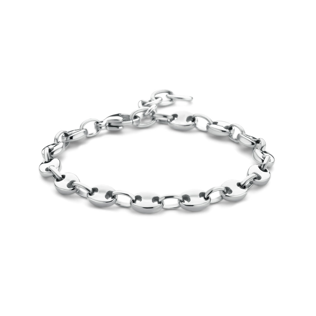 Armband Kaffeebohne 16 + 3 cm Edelstahl