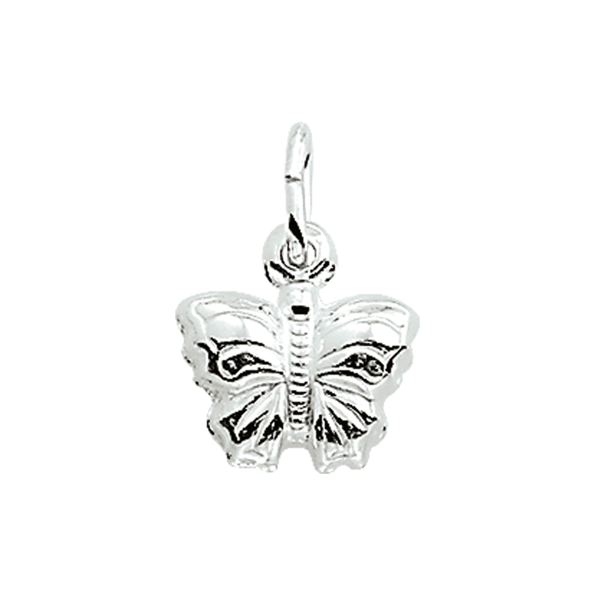 Anhänger Schmetterling silberweiß