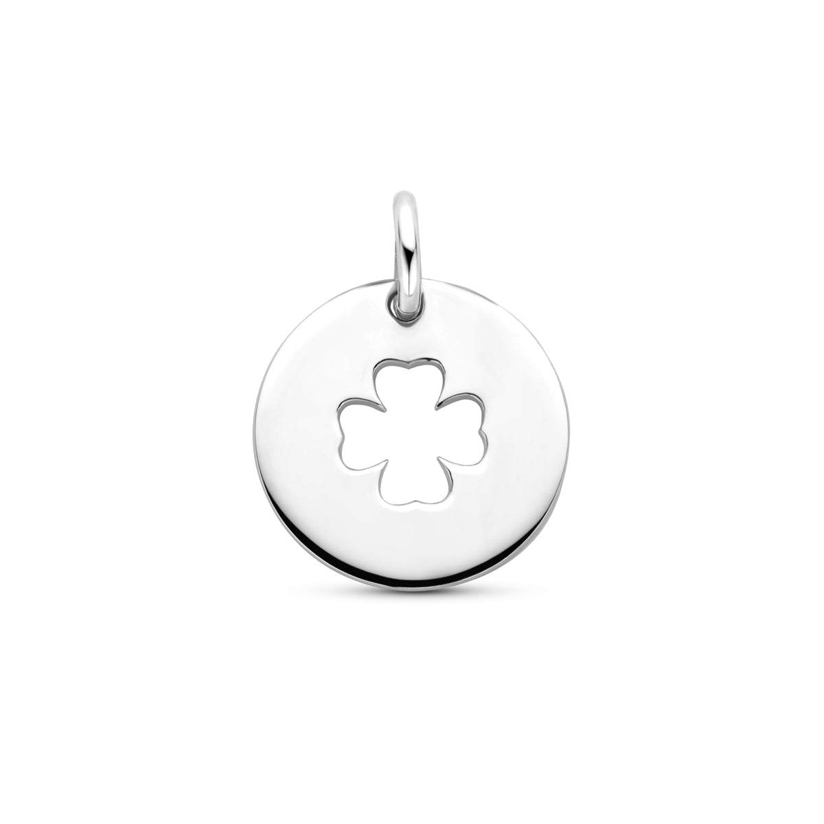 Gravur-Anhänger 14 mm silber rhodiniert