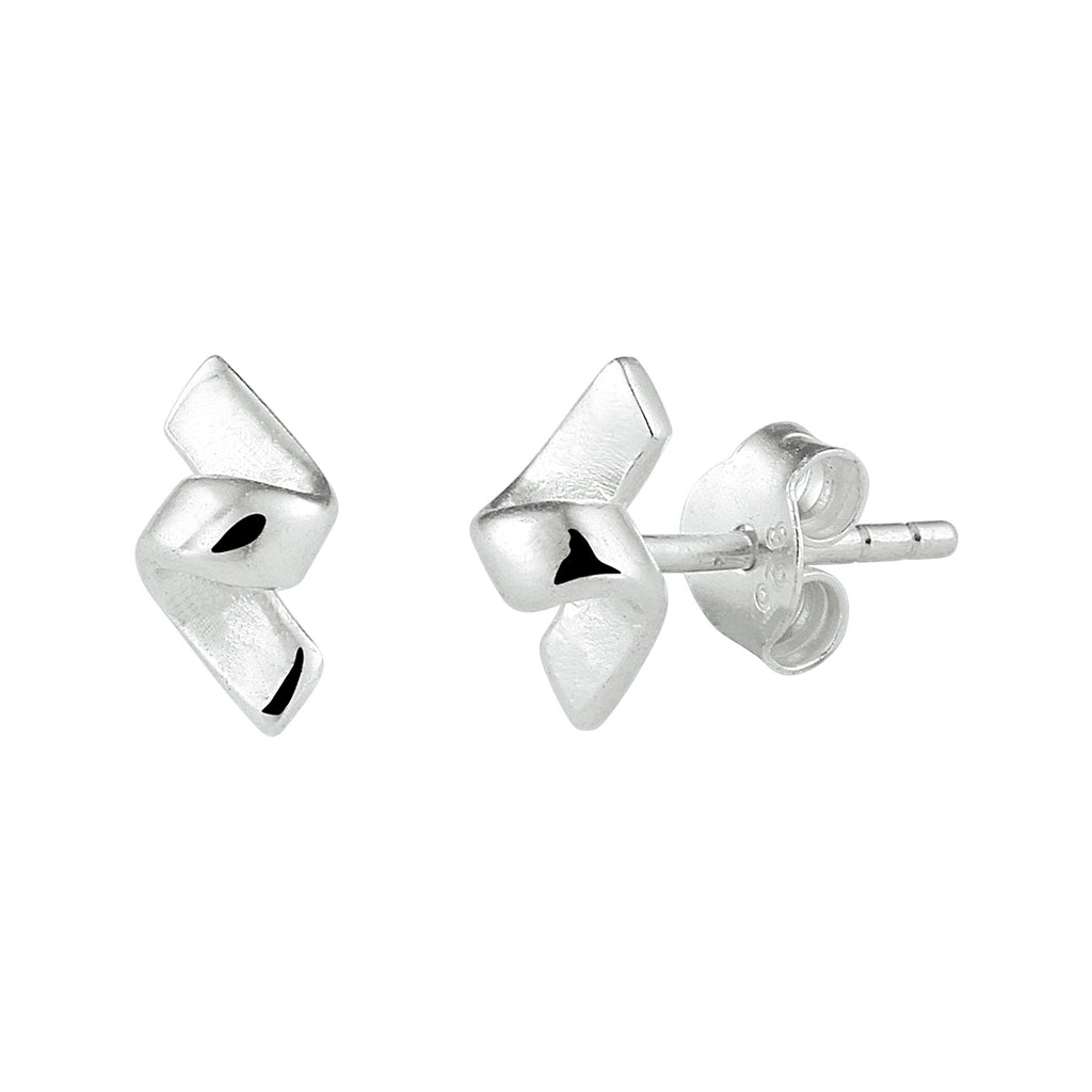 Ohrstecker silberweiß