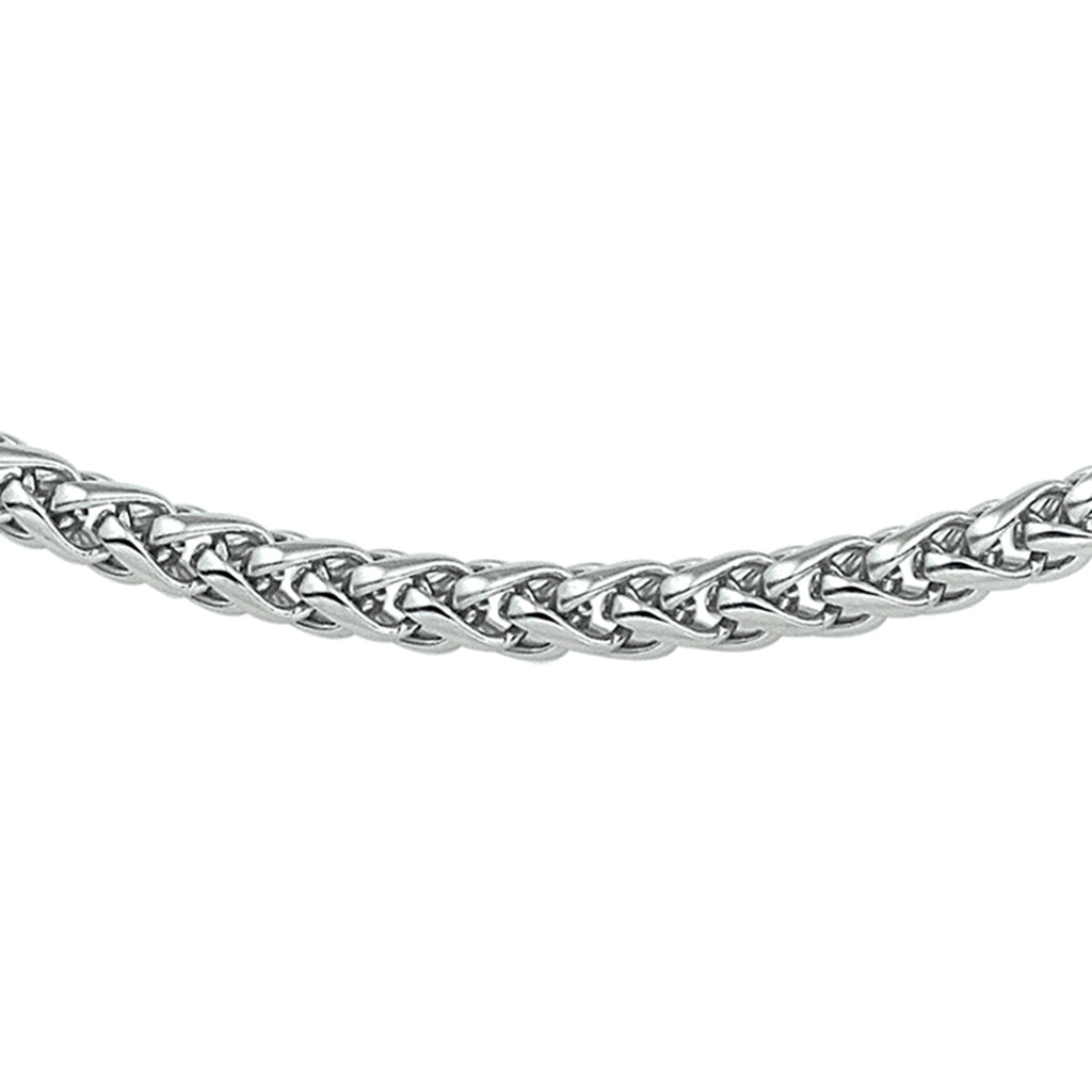 collier vossestaart 4,5 mm 45 cm edelstaal