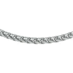 collier vossestaart 4,5 mm 45 cm edelstaal