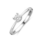 Ring Zirkonia Silber rhodiniert