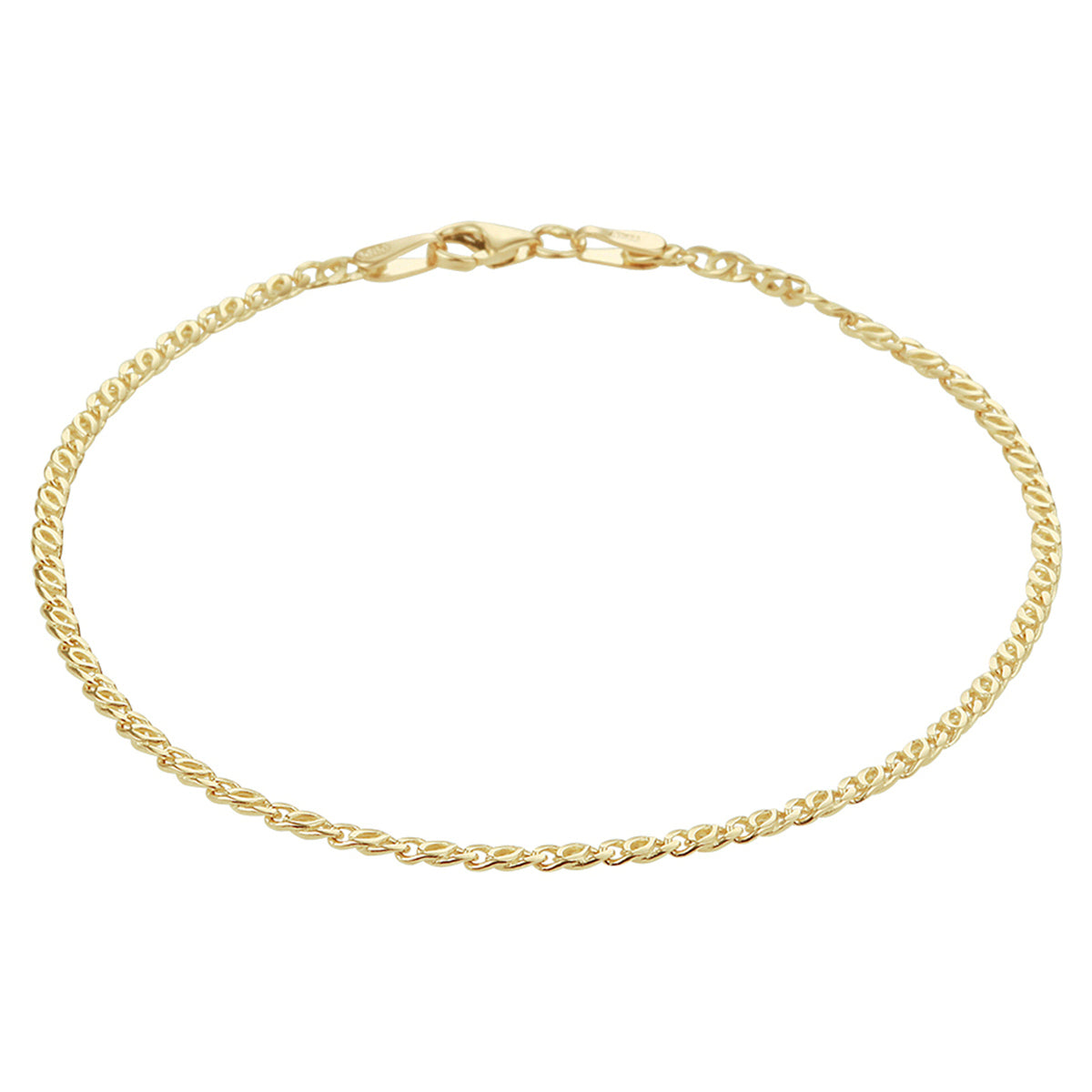armband valkenoog 1,9 mm 14K geelgoud