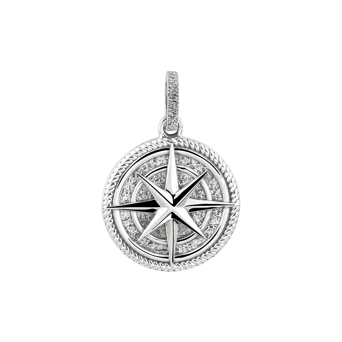 Anhänger Oxi-Stern Silber oxidiert