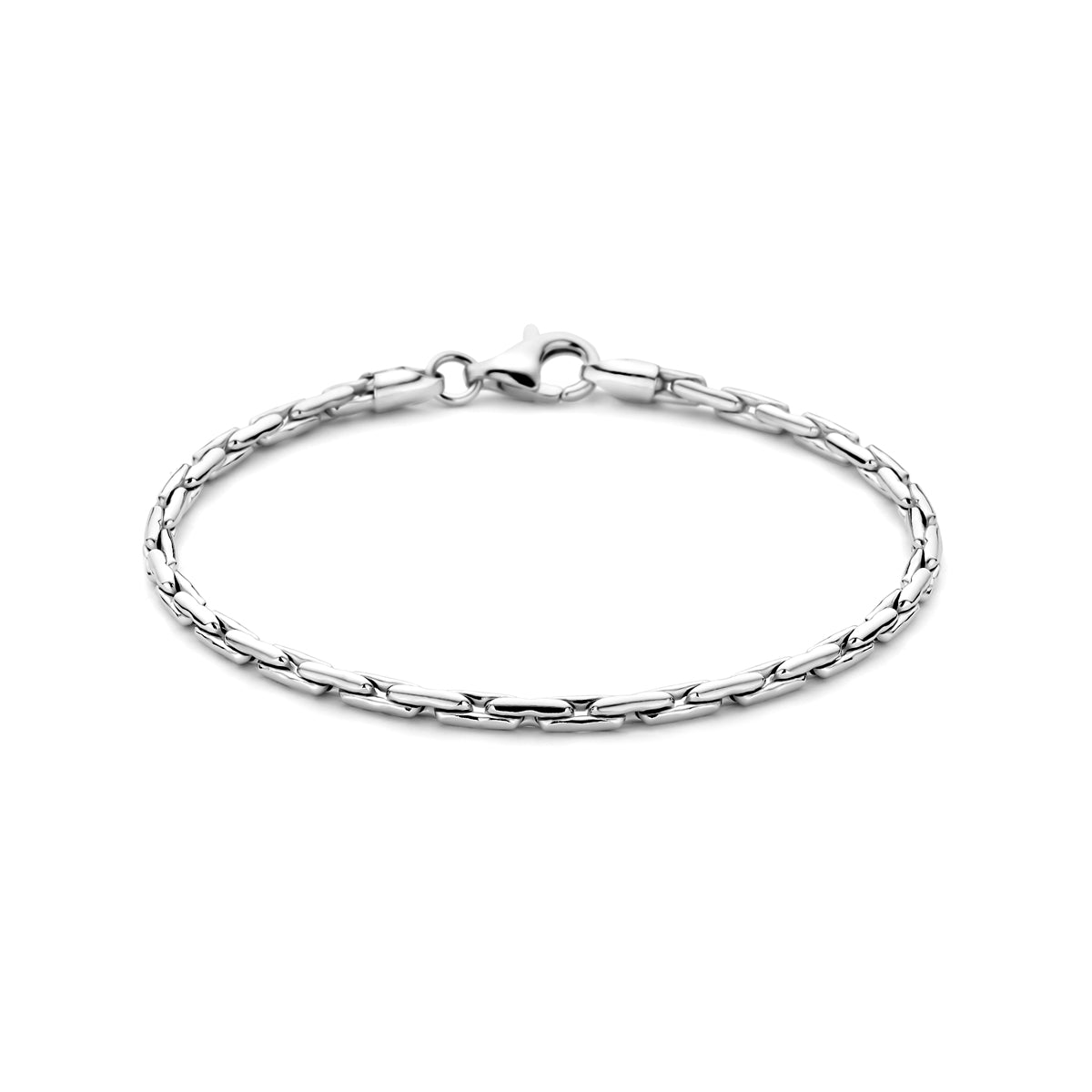 Armband Cardano 2,7 mm 18,5 cm Silber rhodiniert
