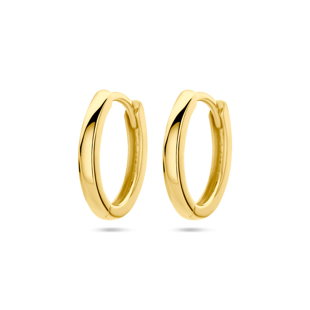 klapoorringen 14K geelgoud