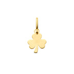 hanger klaver 7 mm 14K geelgoud
