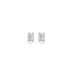 Ohrstecker Zirkonia 4,5 mm Silber rhodiniert
