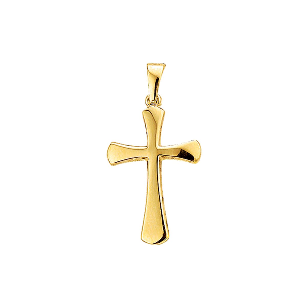 Anhänger Kreuz 14K Gelbgold