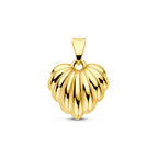 Anhänger Herz 22 mm 14K Gelbgold