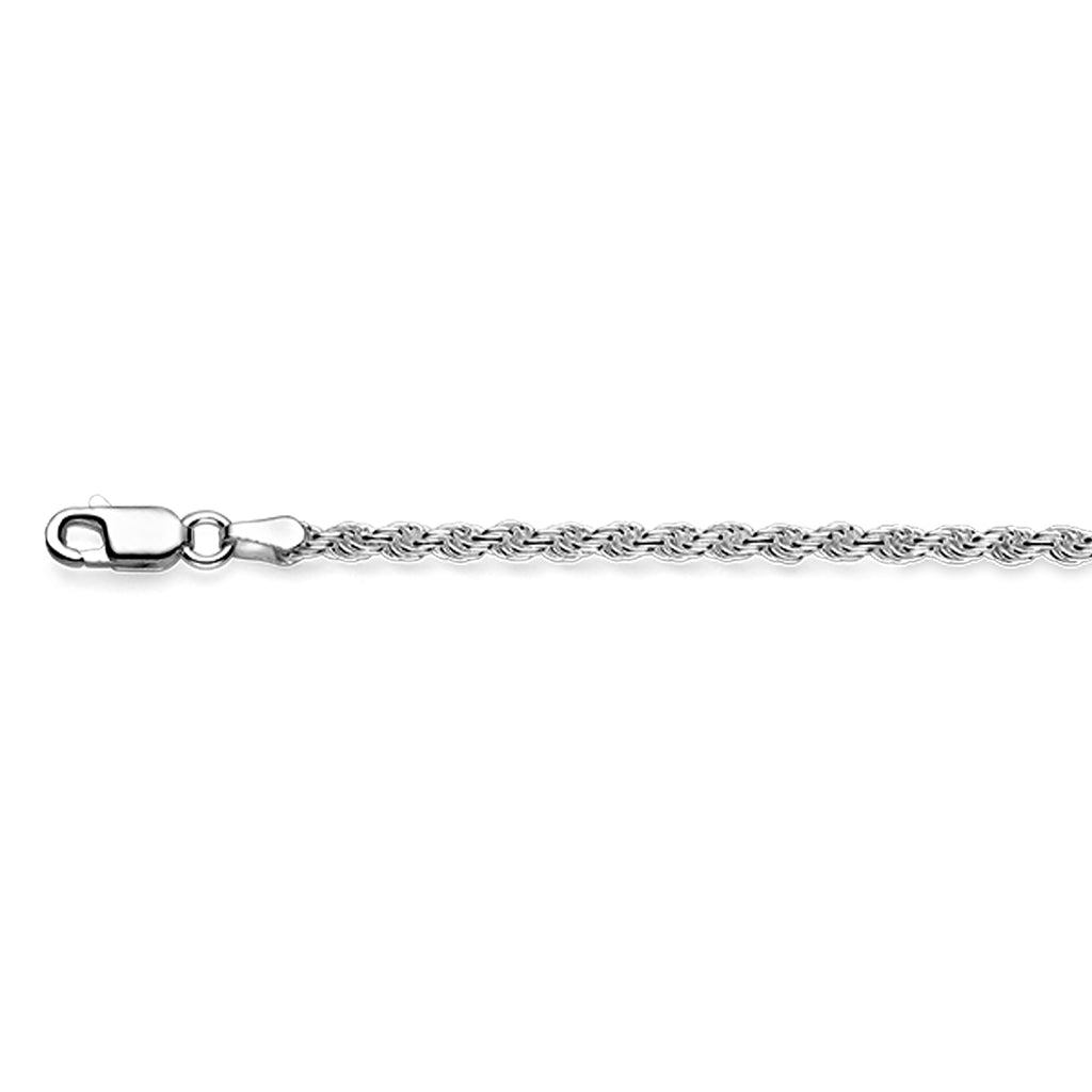 Kordel 2,5 mm silberweiß
