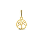 Anhänger Lebensbaum 7,5 mm 14K Gelbgold