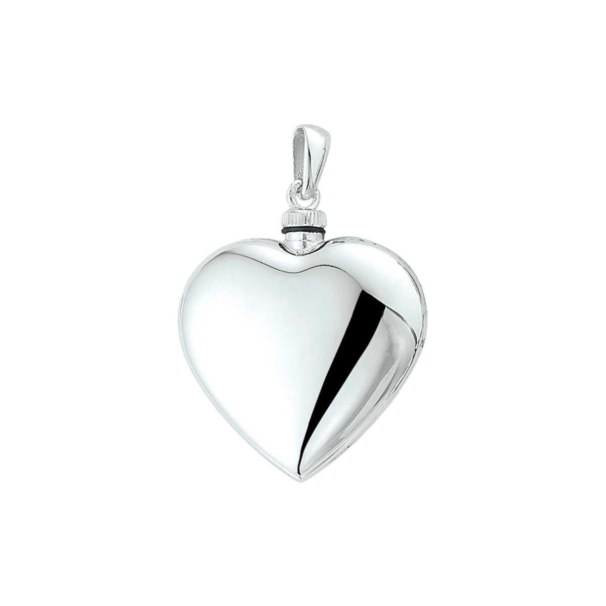 urnhanger hart 26,5 mm zilver gerhodineerd