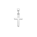 Anhänger Kreuz 20 mm rhodiniertes Silber