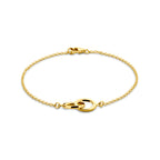 armband 19 cm 14K geelgoud