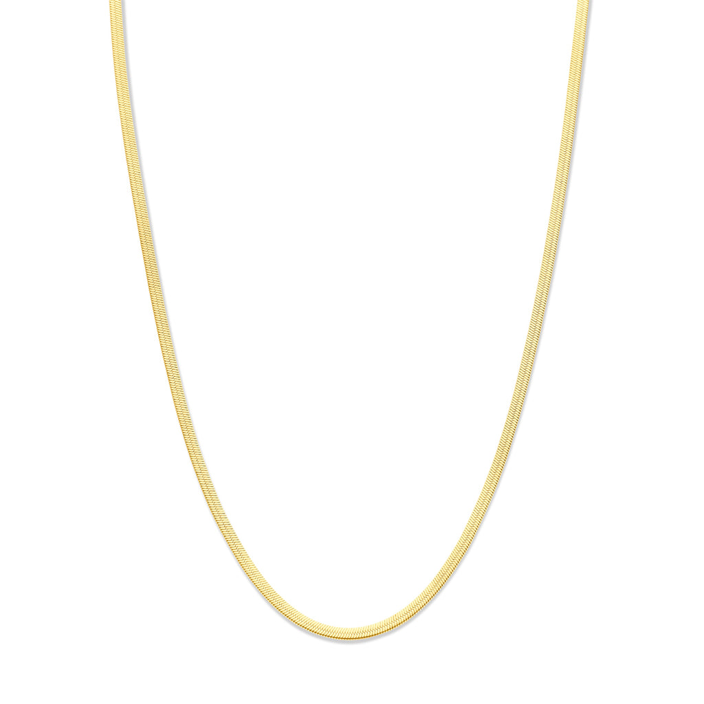 Kette Omega Ionenplattierung 3,0 mm 40 + 5 cm Edelstahl
