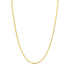 Kette Omega Ionenplattierung 3,0 mm 40 + 5 cm Edelstahl