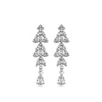 oorhangers zirkonia zilver gerhodineerd