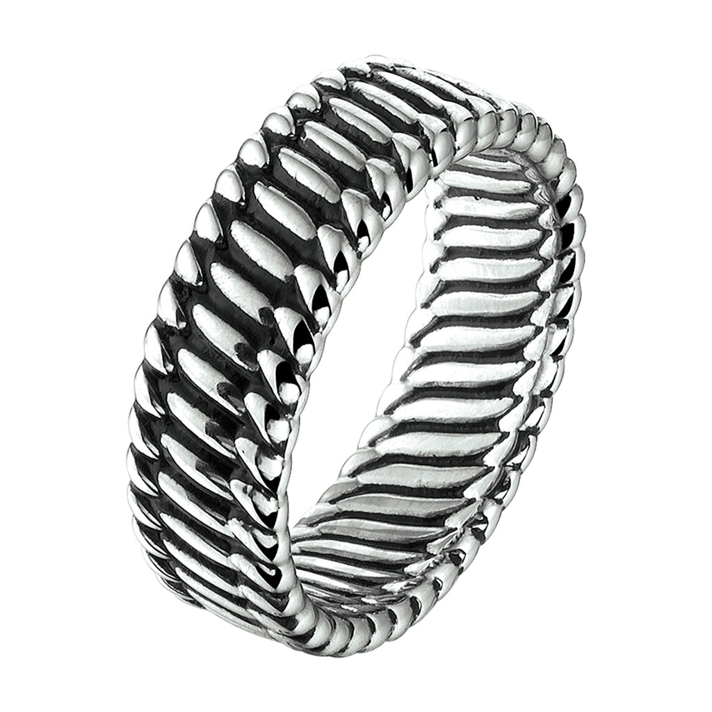 ring oxi zilver geoxideerd