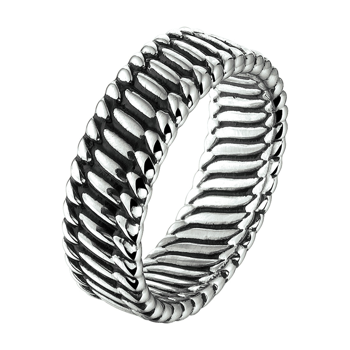 ring oxi zilver geoxideerd