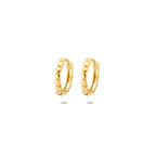 Klappcreolen 12 mm 14K Gelbgold