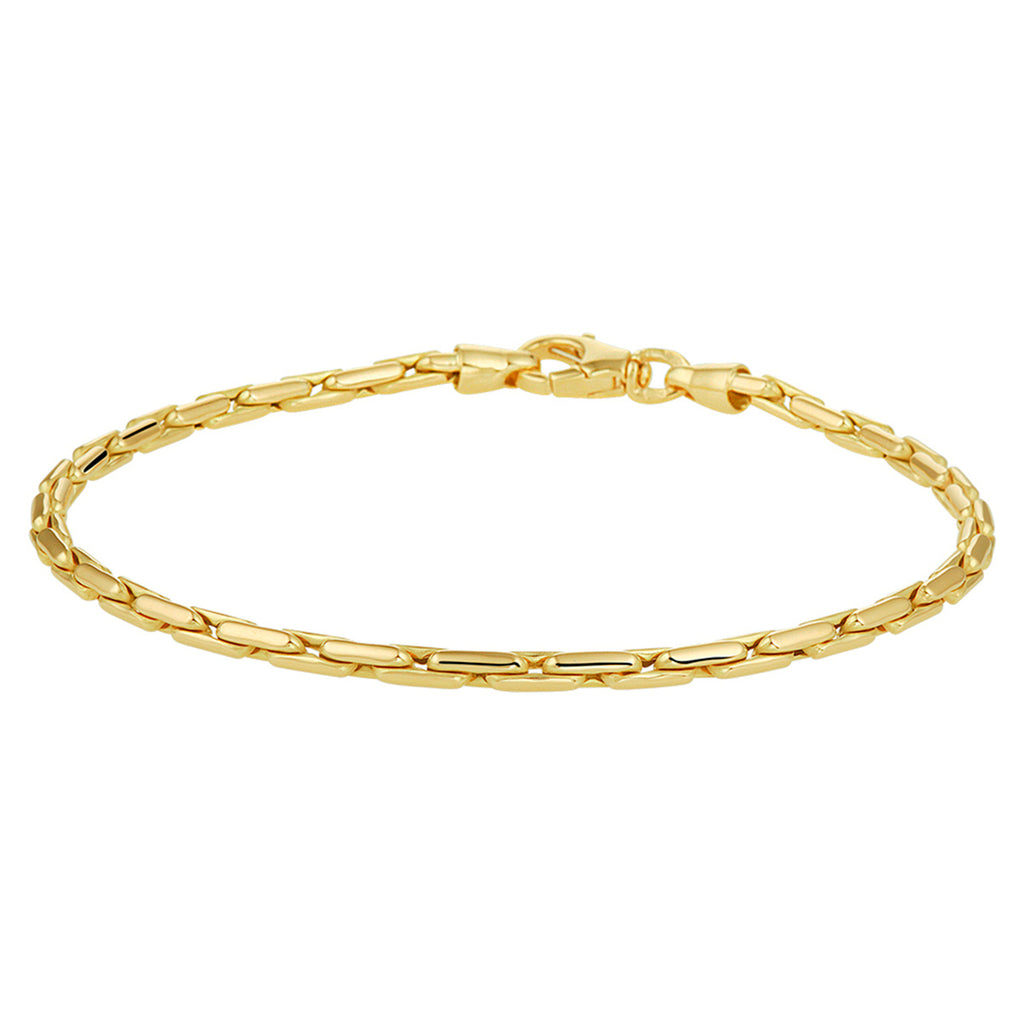 9k armband 2,7 mm 18,5 cm 9K geel