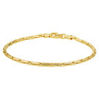 9k armband 2,7 mm 18,5 cm 9K geel