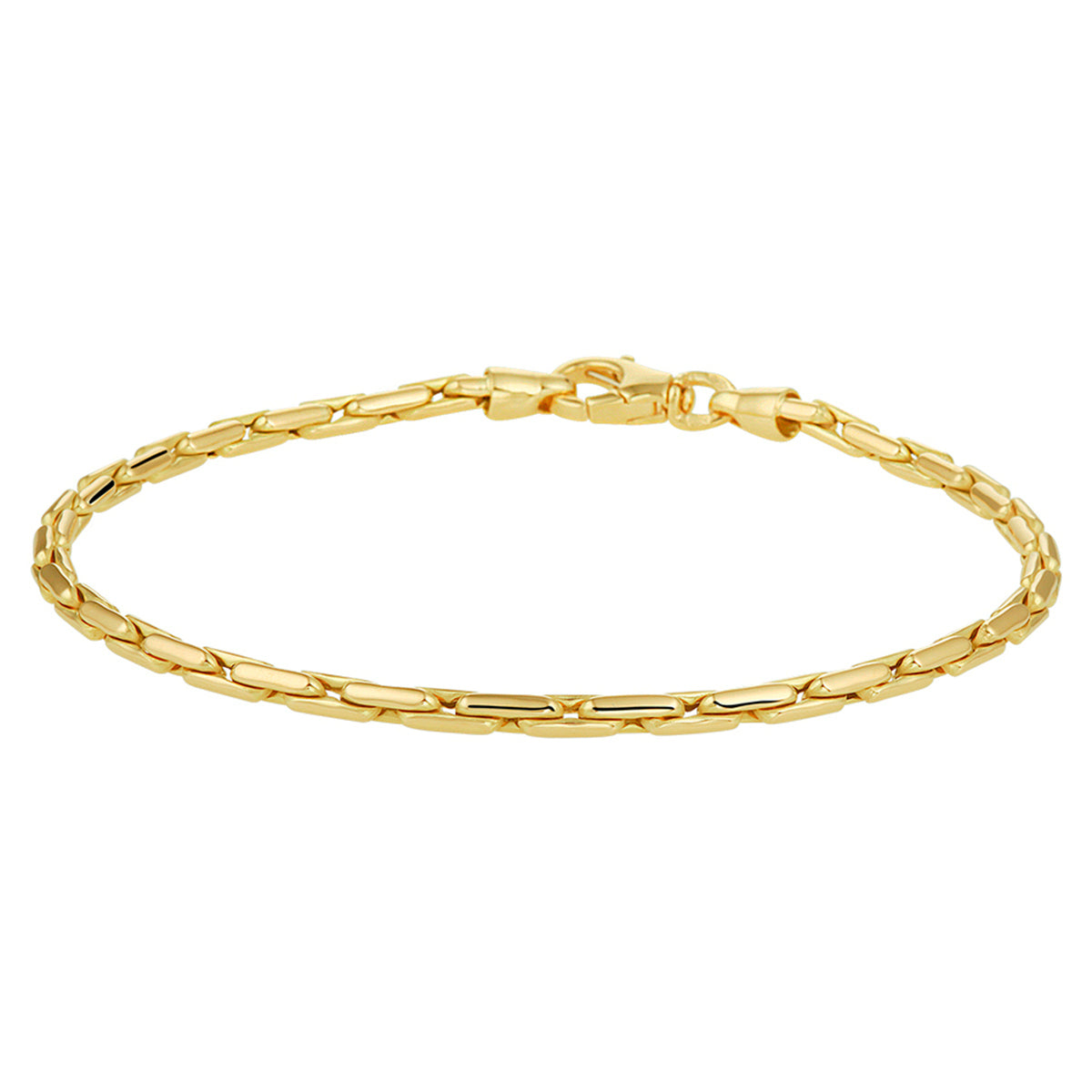 9k armband 2,7 mm 18,5 cm 9K geel