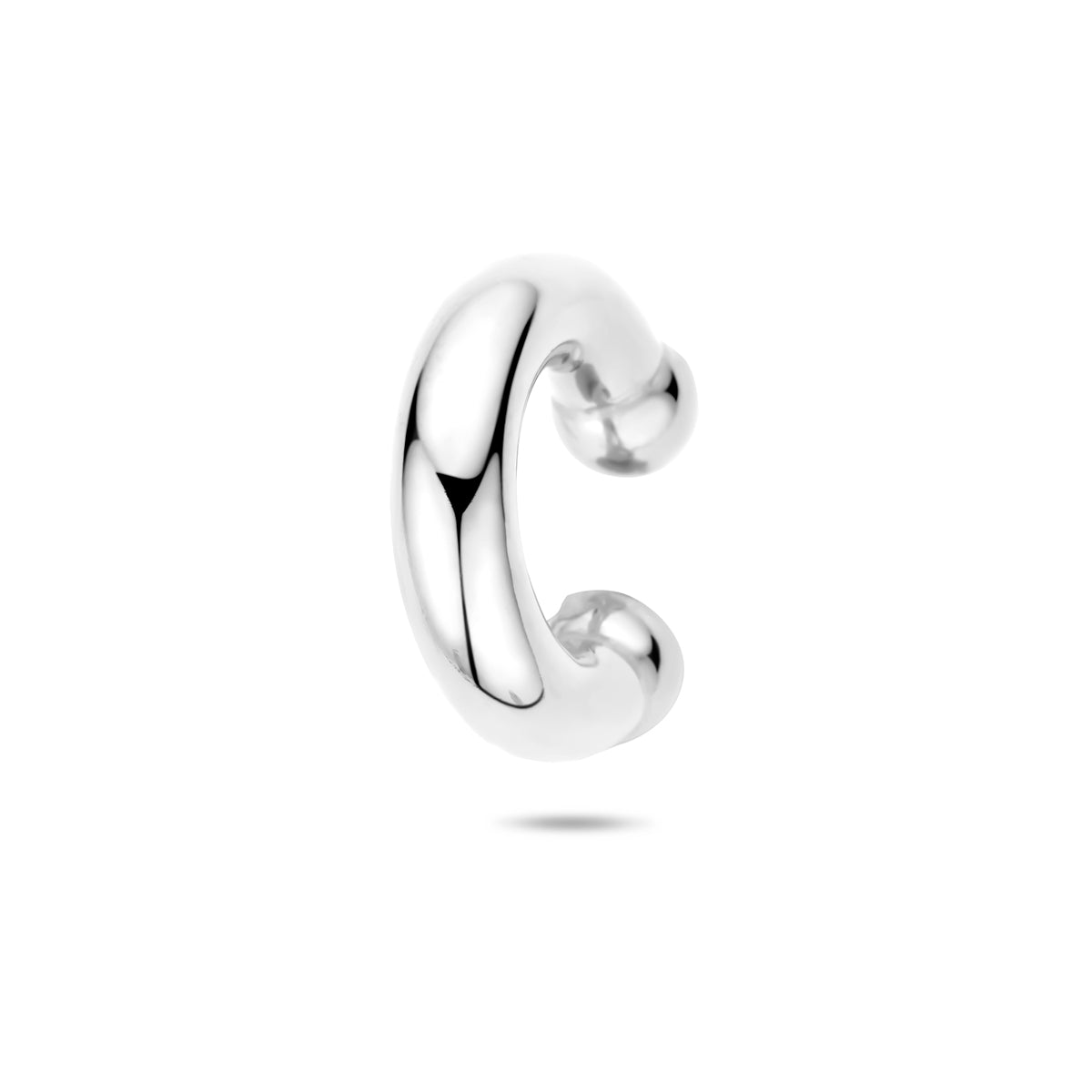 ear cuff 20 mm zilver gerhodineerd