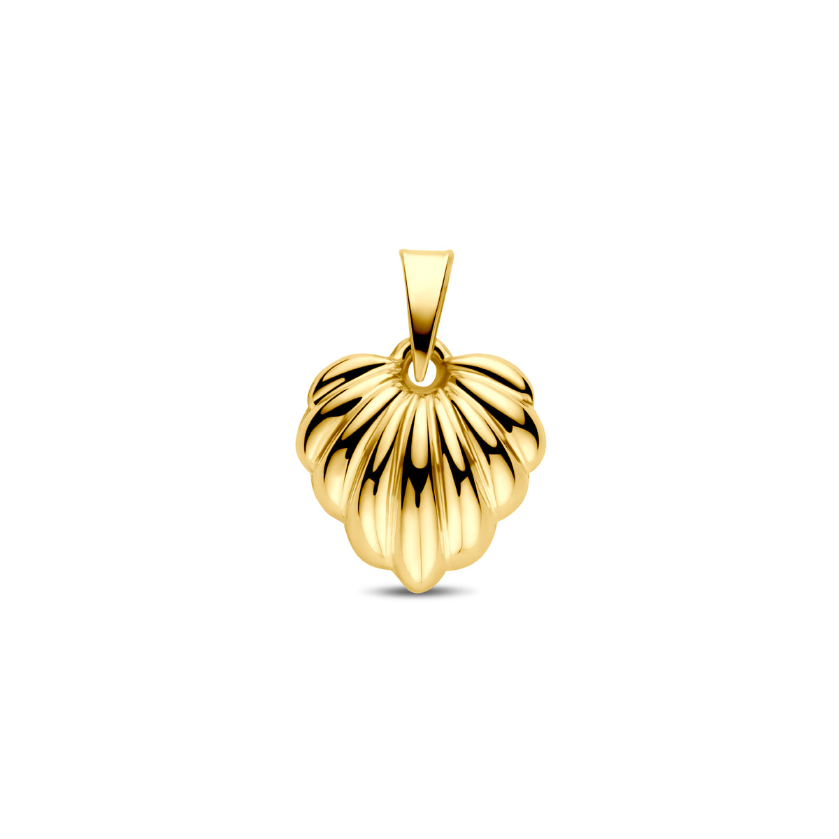 hanger hartje 18 mm 14K geelgoud