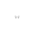 oorknoppen zirkonia 9,3 mm zilver gerhodineerd