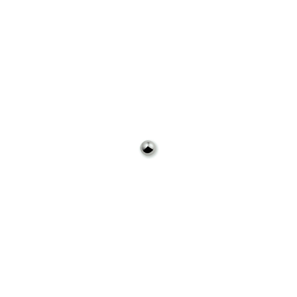 Curl-Nasenstecker konvex, Silber rhodiniert