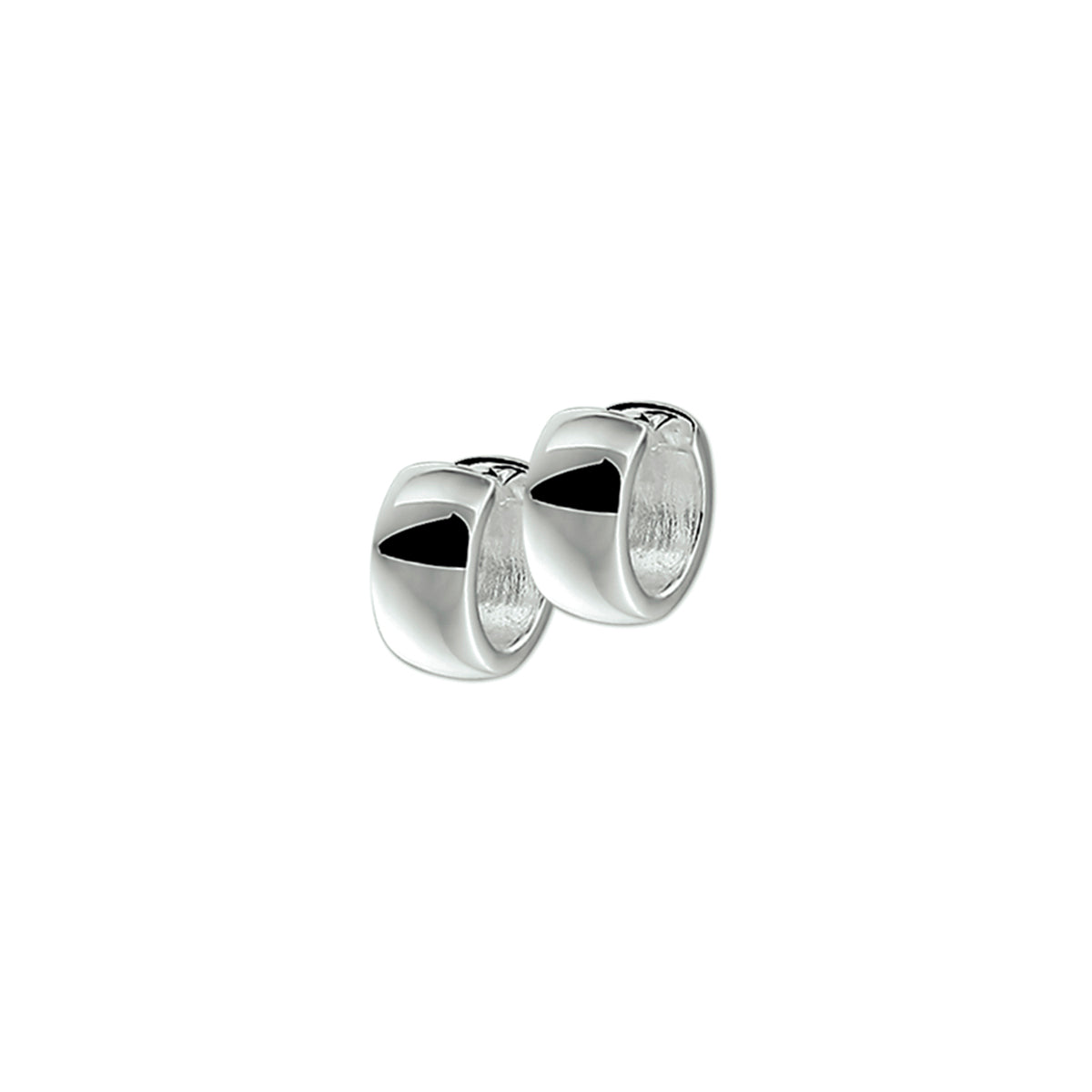 klapoorringen 6 mm bol zilver wit - bol