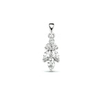 hanger zirkonia zilver gerhodineerd