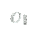 klapoorringen zirkonia zilver gerhodineerd