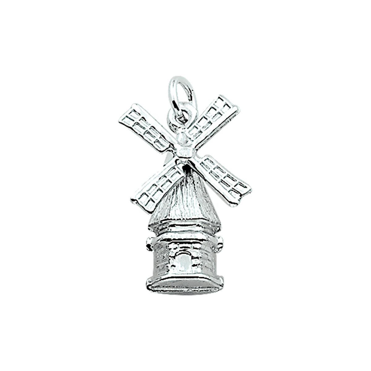 hanger molen beweegbaar zilver wit