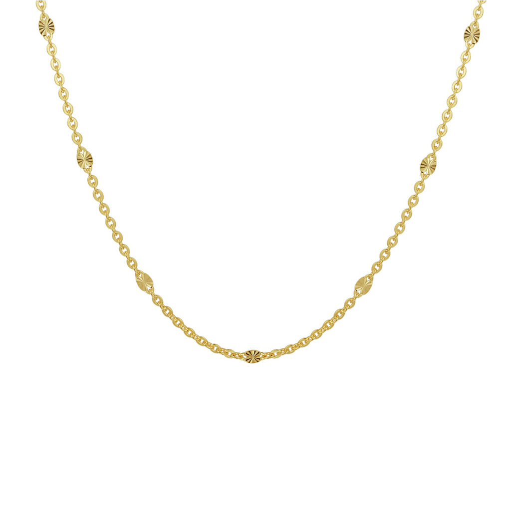 collier 1,5 mm 40 - 42 - 44 cm 14K geelgoud