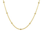 collier 1,5 mm 40 - 42 - 44 cm 14K geelgoud