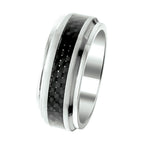 ring carbon poli/mat edelstaal